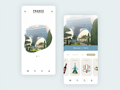 Travel App app design design illustration minimal mobile design mobile ui travel app ui user experience user interaction user interface ux