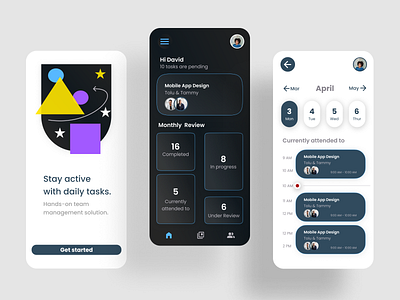 Project management mobile app UI/UX mobile app mobile app design project management ui uiux