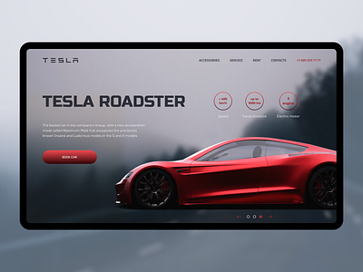 Tesla Concept concept design tesla ui ux