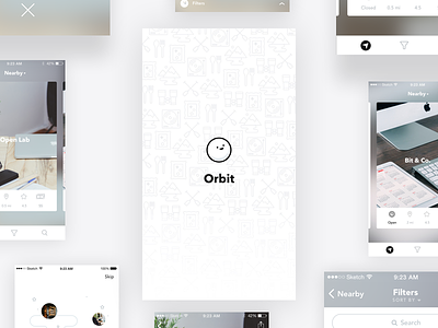 Orbit: 2nd Pass app ios iphone location mobile orbit ui ux