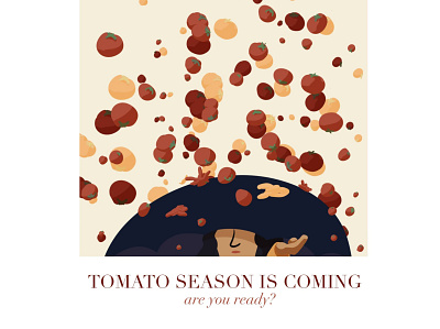 Tomato Season graphic design illustration