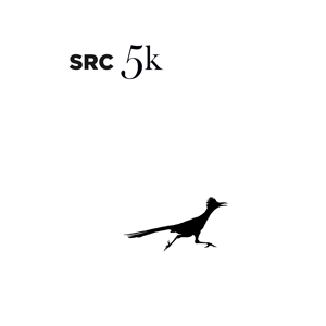 SRC 5k race roadrunner silhouette t shirt