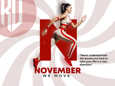 November branding design flyer explorepage graphic design happy