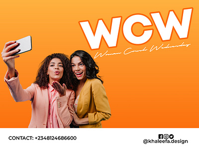 WCW branding design flyer explorepage graphic design wcw graphicdesigner