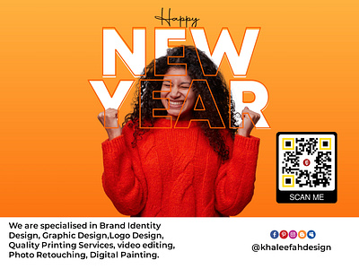 New year branding cartoon photo studio graphic design happy new month illustration