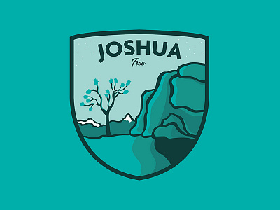Joshua Tree badge camping j tree joshua tree national park