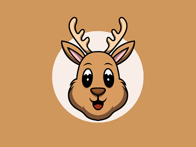 I am the most charming deer animal cute deer design graphic design icon illustration kawaii logo mamals