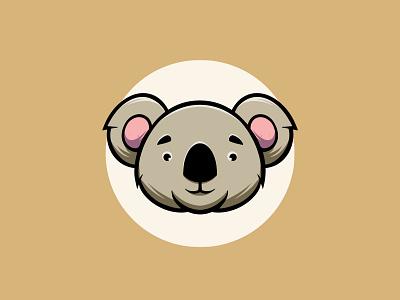 I am cutest Koala animal cute design graphic design icon illustration kawaii koala logo mamals