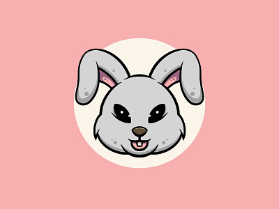 I am cool rabbit animal cute design graphic design icon illustration kawaii mamals rabbit