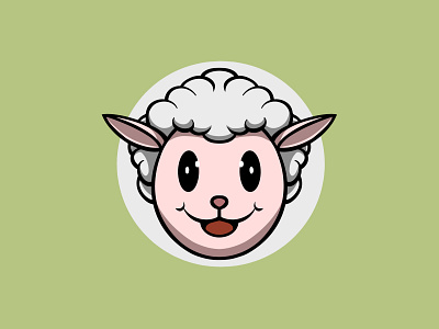 I am cute sheep animal cute design farm graphic design icon illustration kawaii logo mamals nature