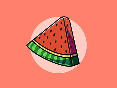 Fresh Watermelon free design fruit mascot design fruit store shirt design template design