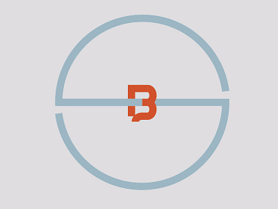 Personal Logo concept b design flat graphic illustrator interesting logo personal s simple sleek