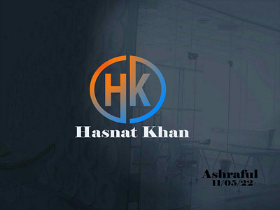 HK name logo adobe branding design graphic design illustration logo vector