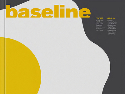 baseline Magazine Redesign brand identity branding design graphic design illustration letterhead logo logo design magazine masthead type typography