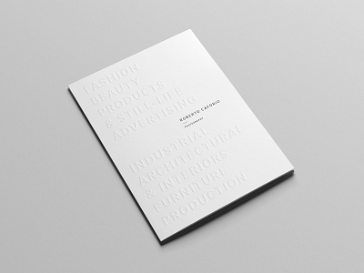 Roberto Caforio clean identity minimalism print