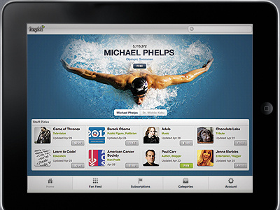 Fangible iPad app - UI preview (alpha) fangible interface ipad mobile tablet ui user experience user interface ux