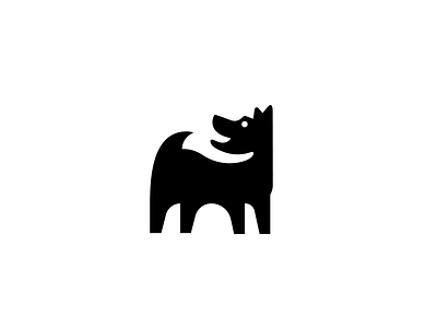 healdog animal branding clever creative design dog hand heal hidden logo minimal negative space pet simple