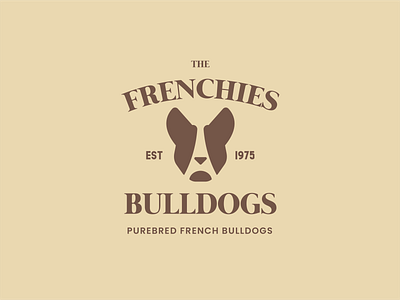 french bulldog animal clever creative design dog eiffel tower french logo minimal negative space negativespace paris pet simple