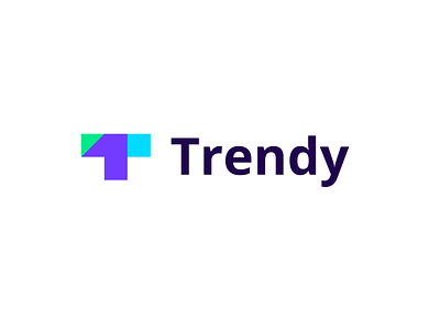 Trendy 1 agency branding clever creative design digital logo mdern minimal modern monogram number project simple t team trend
