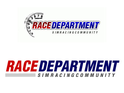 logo racedepartment.com gaming logo logodesign racedepartment simracing