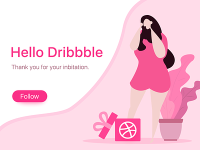 Dribbble illustration