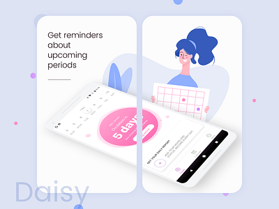 Daisy Design app branding design illustration ui web