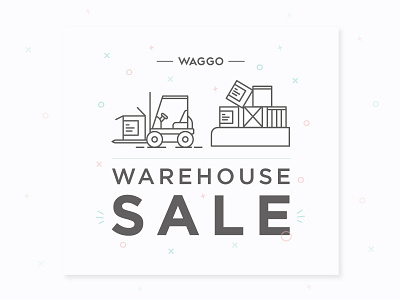 Waggo Warehouse Sale Illustration