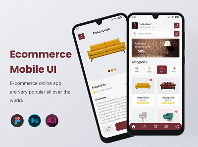 Furniture Mobile App app ecommerce fashion mobile ui ux