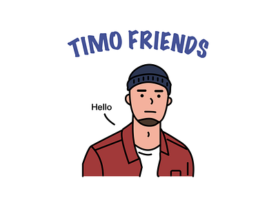 Timo Friends boy color hat