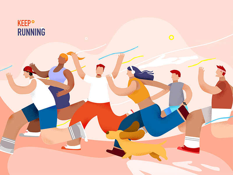 Keep Running By Timoooo On Dribbble