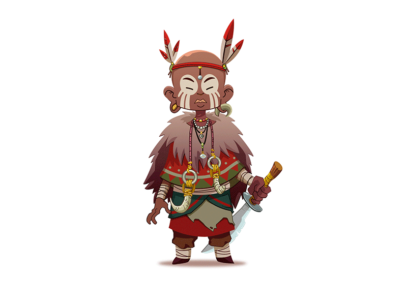 Indigenous people illustration creative illustration mouse painted