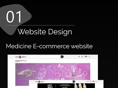 Medicine E-commerce Website Design