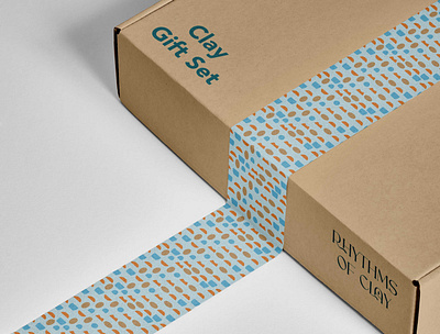 Rhythms of Clay Packaging brand identity branding custom pattern design graphic design logo logo design packaging design