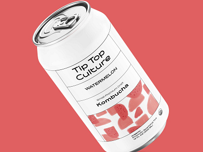 Tip Top Culture Kombucha Packaging Design