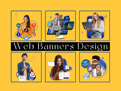 Web Banners Design banner branding design graphic design ui web banner