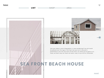 HOUZ daily challenge daily ui challenge dailyui design property ui uiux user interface design ux view web design