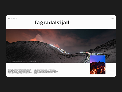 Fagradalsfjall — Style Frames // 003 concept figma mountains