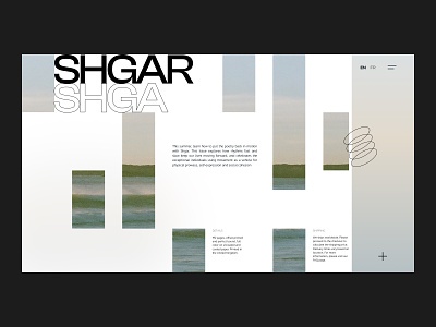 SHGAR SHGA — Style Frames // 002 branding collection figma layout lookbook photography progression ui uiux user interface design web design