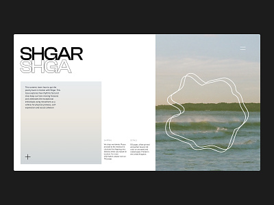 SHGAR SHGA — Style Frames // 003 branding collection figma layout lookbook photography progression ui uiux user interface design web design
