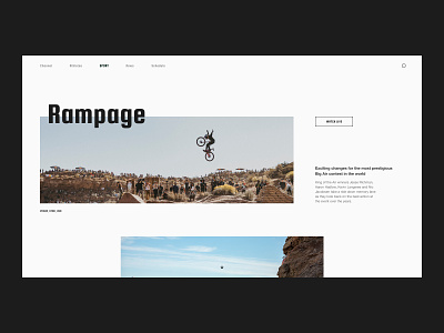 Rampage — Style Frames // 001 mtb typography