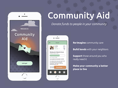 Community Funding App Wireframe