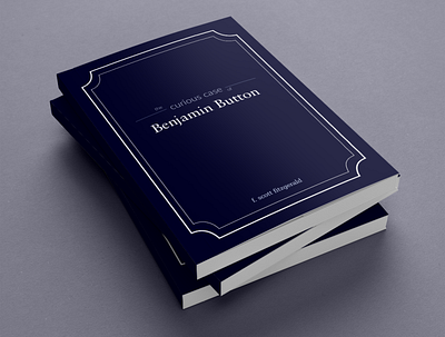 The Curious Case of Benjamin Button book design graphic design print design publication