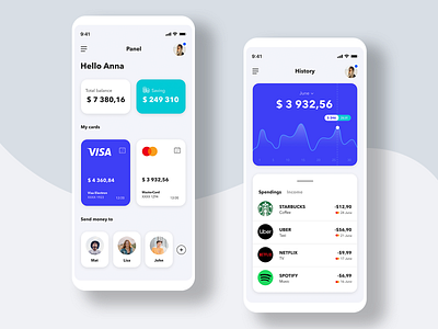 Budget Manager 💵 - Mobile App Concept for bank