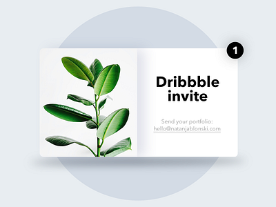1x Dribbble invite 🎟️