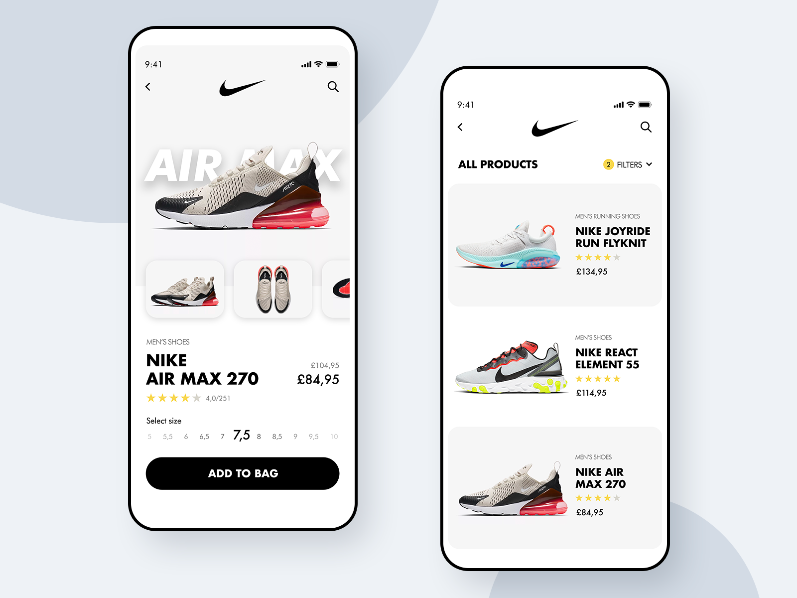 Nike Store 👟- Mobile App Concept by 