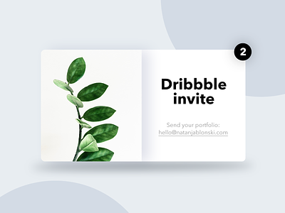 2x Dribbble invite 🎟️ 2d card concept debuts design designer dribbble debuts dribbble invite dribbble invtitation freebie invitation invite invites join minimalism portfolio ui ui design ux