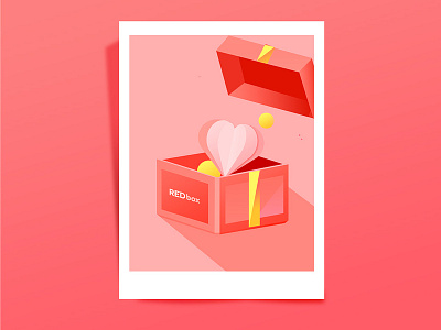 love Box design illustration 图标 插图 设计