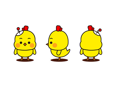 Radio chicken aniaml animation character characterdesign chicken color colorful cute illustration radio yellow 图标 小鸡 插图