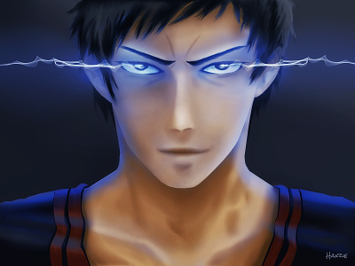 Aomine Daiki in the Zone by Musthaq Ahamad on Dribbble