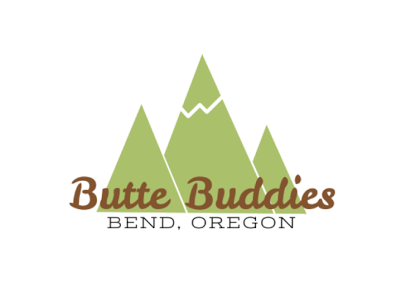 Butte Buddies bend butte concept logo oregon